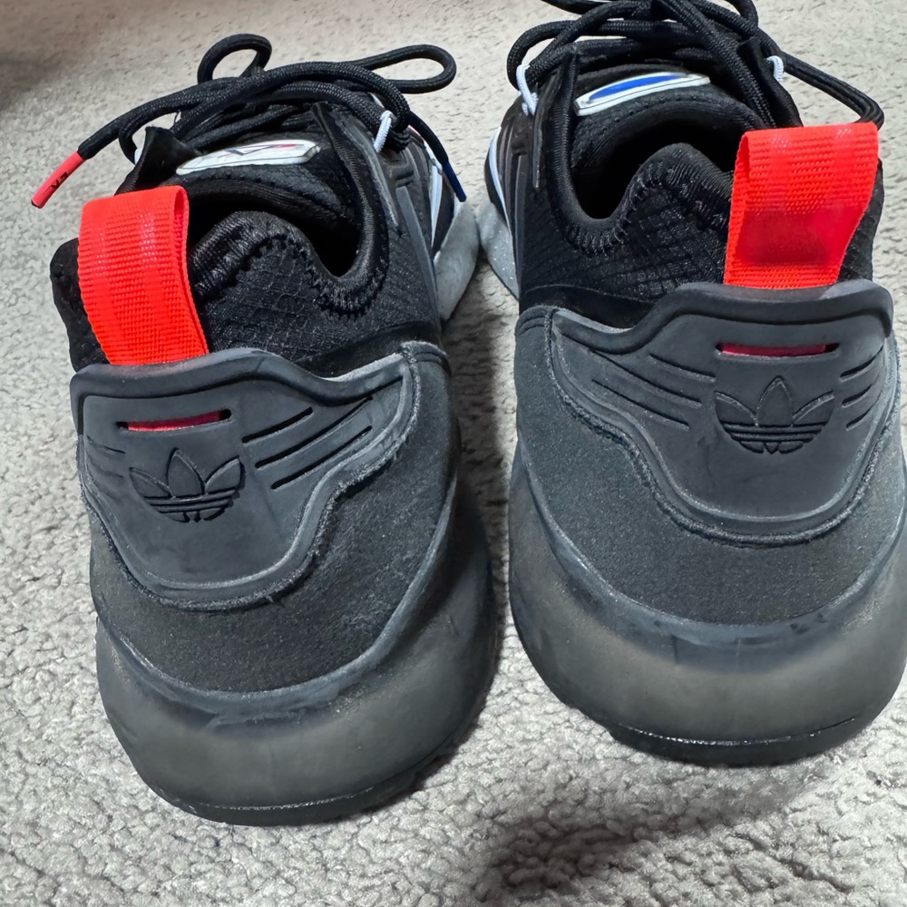 Adidas Black and Red Sneakers - Picture 5 of 6